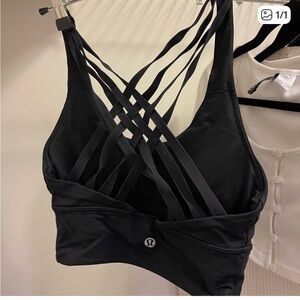 lululemon athletica Black Crisscross Sports Bra